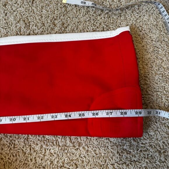 GOLDBERGH WOMEN'S HIGH END SALOPETTE SKI PANTS BIB FLAME RED NWT US 6 - Picture 7 of 8